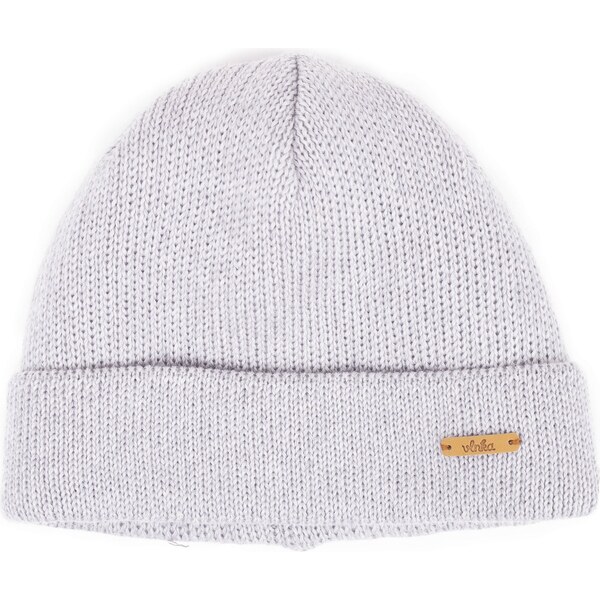 Vlnená čiapka Vlnka V02 svetlo sivá 50220499