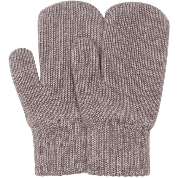 Vlnka Detské vlnené palčiaky s kašmírom hnedá veľkosti oblečenia L 29133470