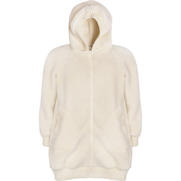 Vlnka Predĺžená mikina z ovčej vlny prírodná veľkosti oblečenia L 65796939