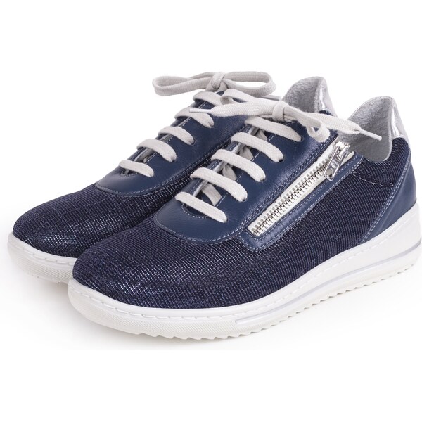 Vlnka Dámske kožené tenisky Irma modrá veľkosti obuvi - dospelí 36 32201268