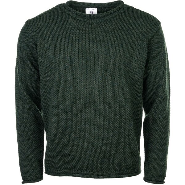 Vlnka Pánsky vlnený pulóver sveter Merino zelená veľkosti oblečenia XL 65797235