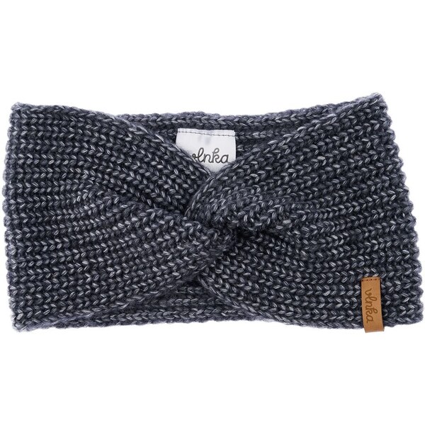Vlnená čelenka Vlnka C02 tmavo sivá 50220518