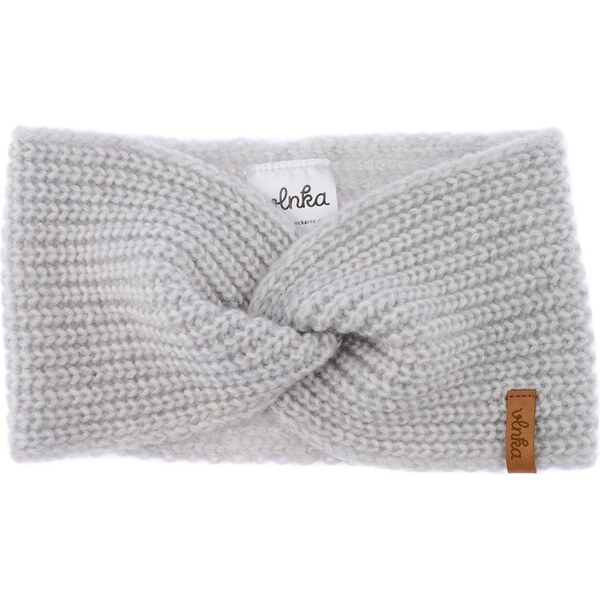 Vlnená čelenka Vlnka C02 svetlo sivá 56919581