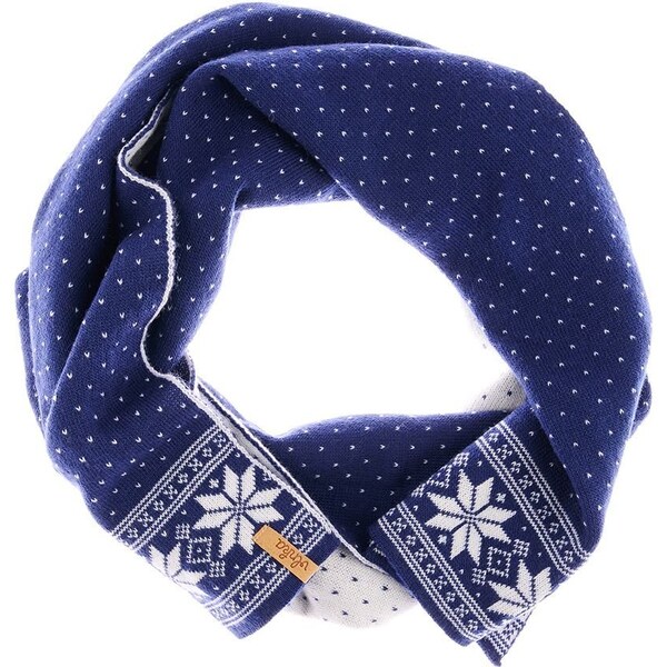 Vlnený šál Vlnka B03 modrá veľkosti oblečenia Uni 35261241