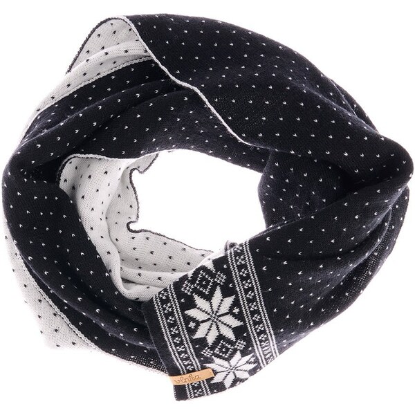 Vlnený šál Vlnka B03 čierna veľkosti oblečenia Uni 35261242