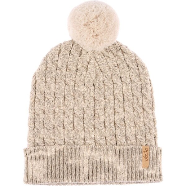 Vlnená čiapka Vlnka V23 béžová 50220512