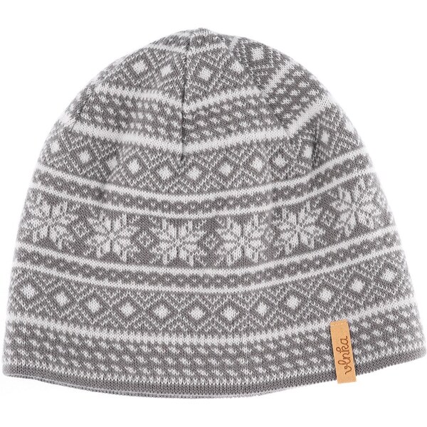 Vlnená čiapka Vlnka V24 sivá 50220514