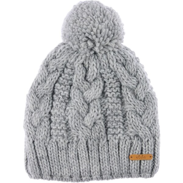Detská vlnená čiapka Vlnka V15 sivá 50220524
