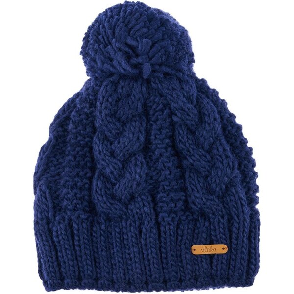 Detská vlnená čiapka Vlnka V15 modrá 50220528