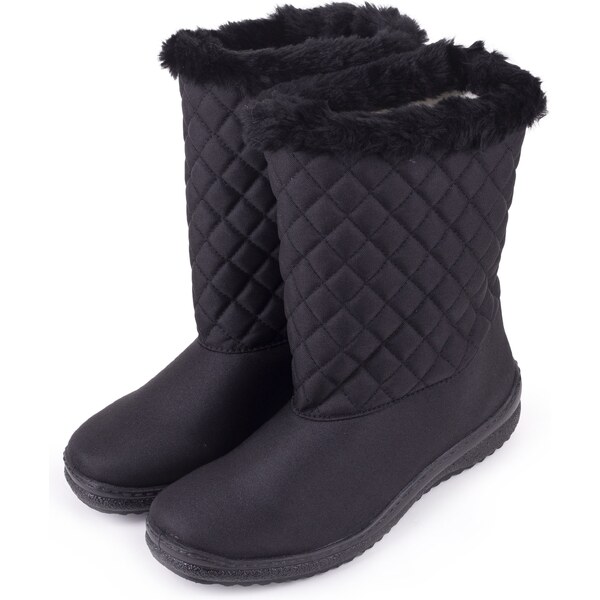 Vlnka Dámske prešívané snehule čierna veľkosti obuvi - dospelí 36 52495846