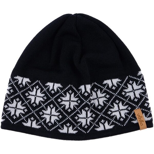 Vlnená čiapka Vlnka V26 čierna 50220548