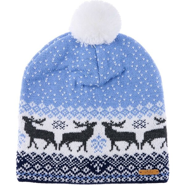 Vlnená čiapka Vlnka V13 modrá 50220539