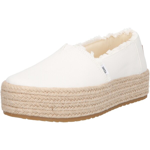 TOMS Espadrilky VALENCIA biela 37929511