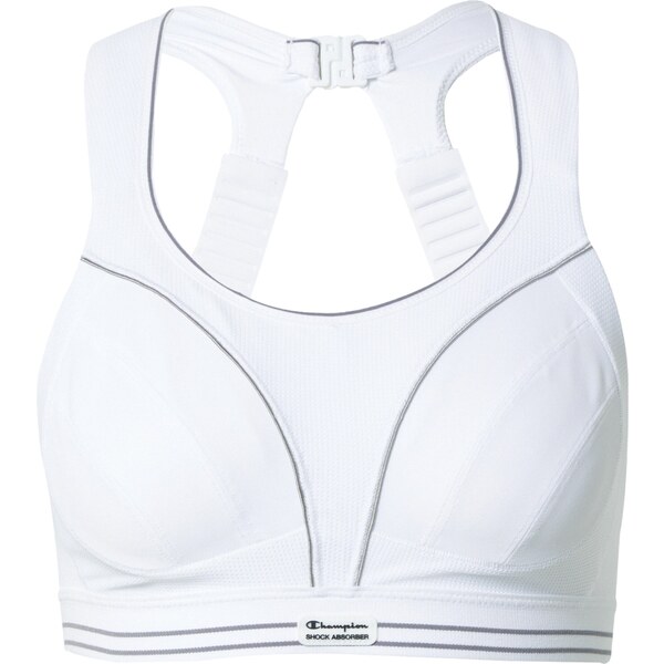 SHOCK ABSORBER Športová podprsenka sivá / biela 37929066