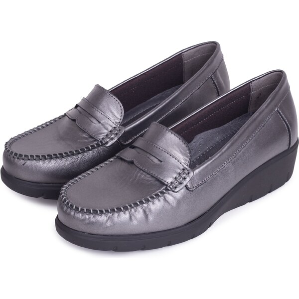 Vlnka Dámske kožené poltopánky Edita bronzová veľkosti obuvi - dospelí 52518668