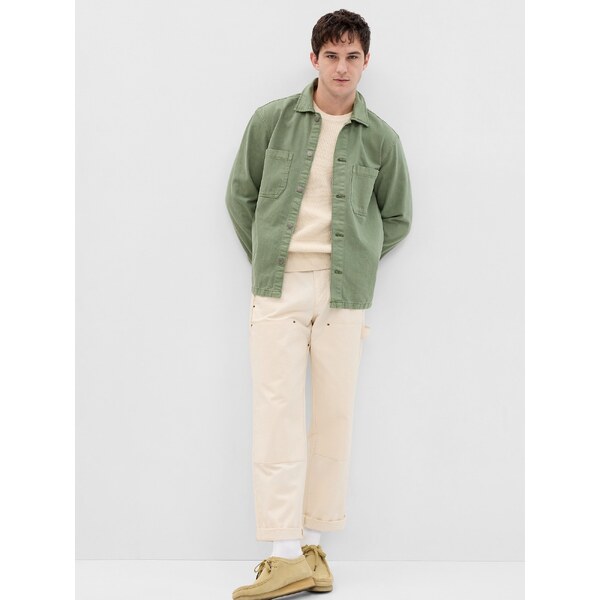 GAP Pánska džínsová oversize košeľa Utility 585778-00 66268116