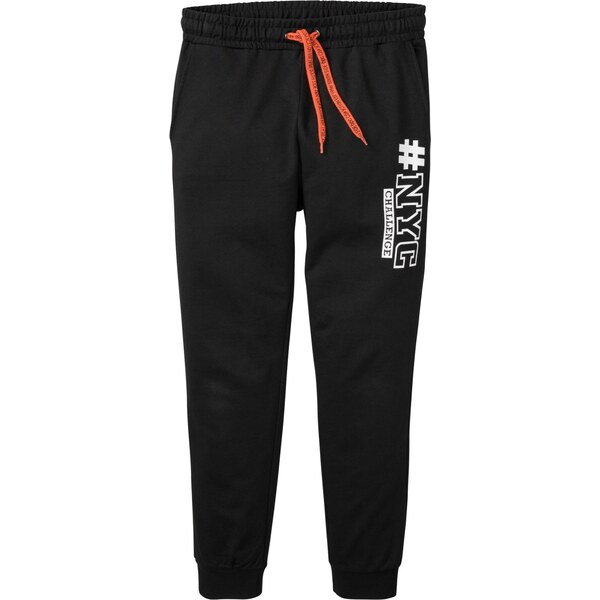 bonprix Joggingové tepláky s recyklovaným polyesterom, farba čierna 48958300