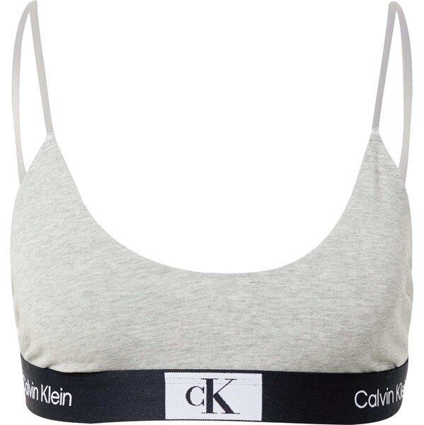 Calvin Klein Underwear Podprsenka sivá melírovaná / čierna / biela 66297599