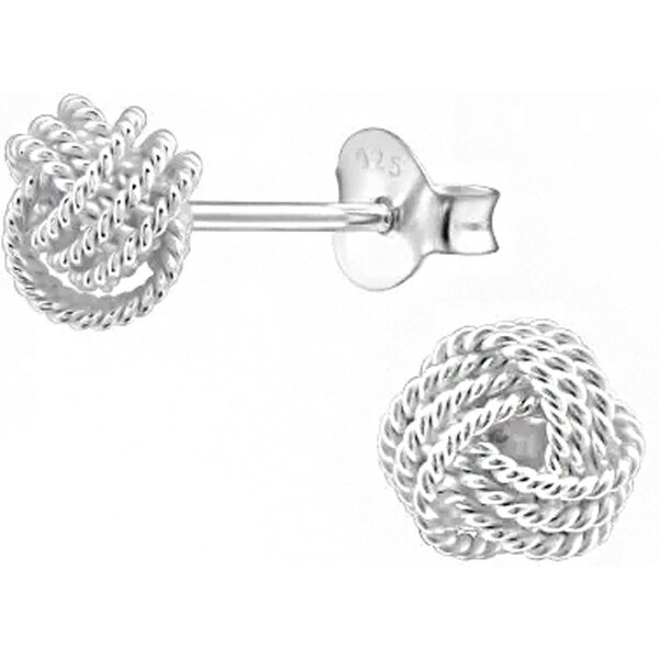 Dámske strieborné náušnice BALL 38018346