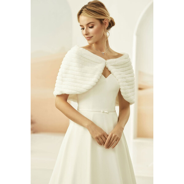 Bianco Evento Bolerko s kožušinou cez spoločenské šaty 38039627