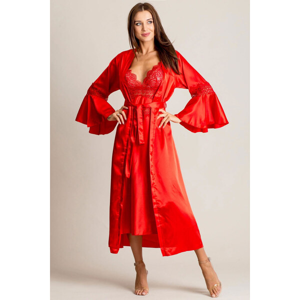 Glara Saténová košielka so županom 38039645