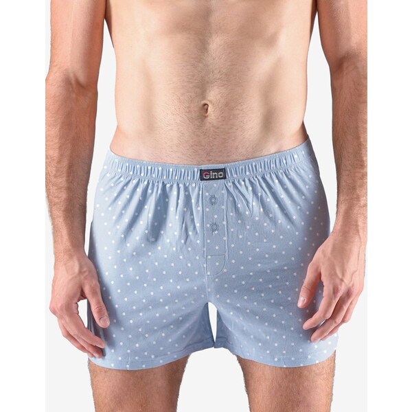 Svetlomodré bodkované pánske trenky 47000491