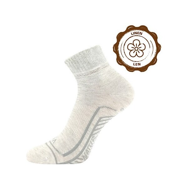 LINEMUM slabé ľanové ponožky VoXX Režná 35-38 1 pár 66949617