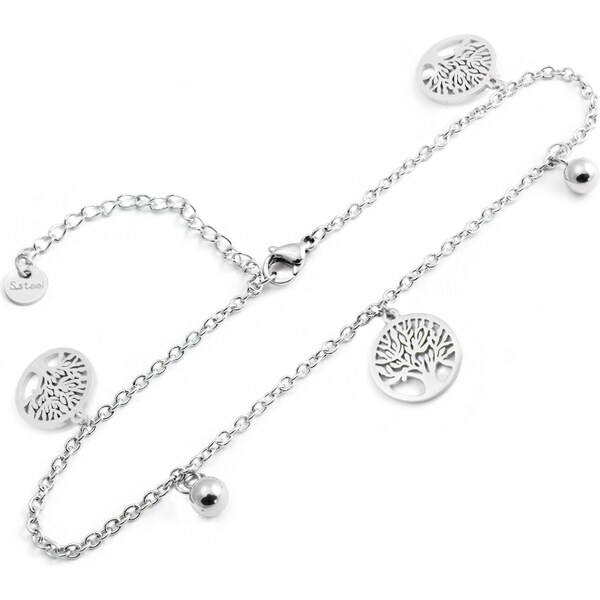 BM Jewellery Dámsky náramok z chirurgickej ocele strom života 39347724