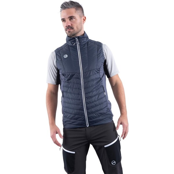 Pánska ľahká prešívaná vesta GTS 404722 tmavo modrá 38095087