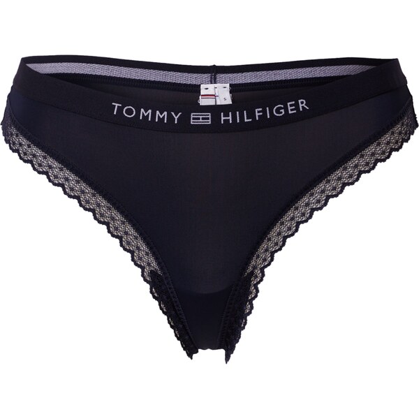 Tommy Hilfiger Underwear Tangá námornícka modrá / biela 38140909