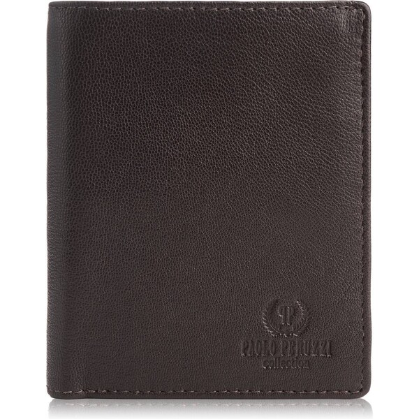 PAOLO PERUZZI Pánska kožená peňaženka s RFID | hnedá IN-29-BR 38133589