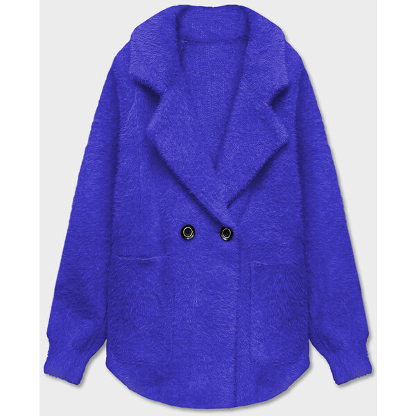 MADE IN ITALY Krátky prehoz cez oblečenie typu alpaka v nevädzovej 38161905