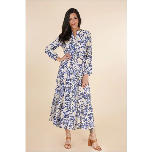 CHOKLATE PARIS Choklate Maxi Šaty Modra 39131915