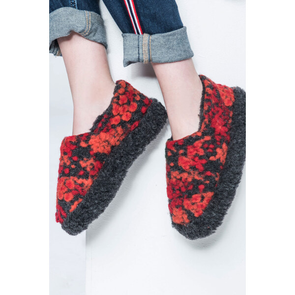 Glara Vlnené papuče 39156423