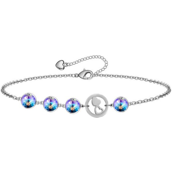 SWAROVSKI Elements Swarovski e. náramok srdce Design Love seb5950 39156449