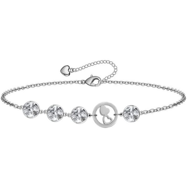 SWAROVSKI Elements Swarovski e. náramok srdce Design Love seb5951 39156450