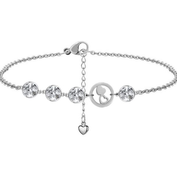 SWAROVSKI Elements Swarovski e. retiazka na nohu z chirurgickej ocele 39156438