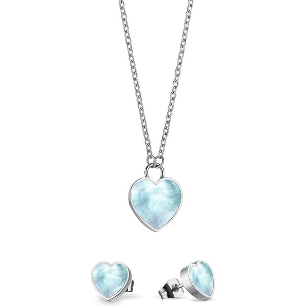 Bering Súprava oceľových šperkov Arctic Symphony 431-715-Silver 66583836