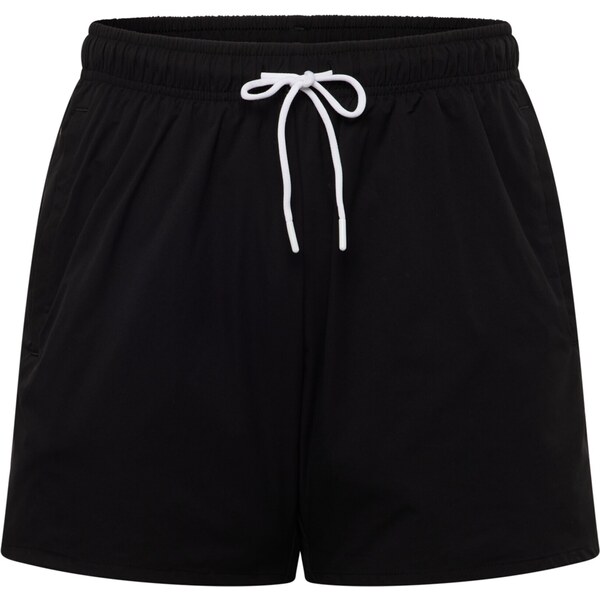 BOSS Plavecké šortky Iconic čierna / biela 52604921