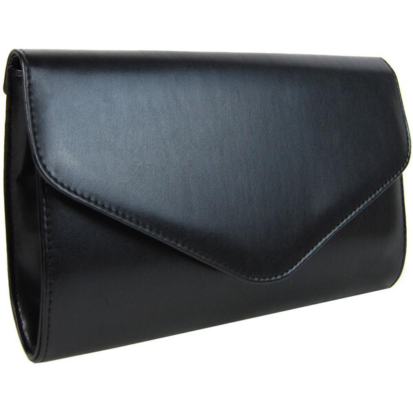 Čierna matná spoločenská listová kabelka SP102 GROSSO 39204205