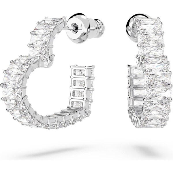 Swarovski Náušnice Matrix strieborná / priehľadná 39229504