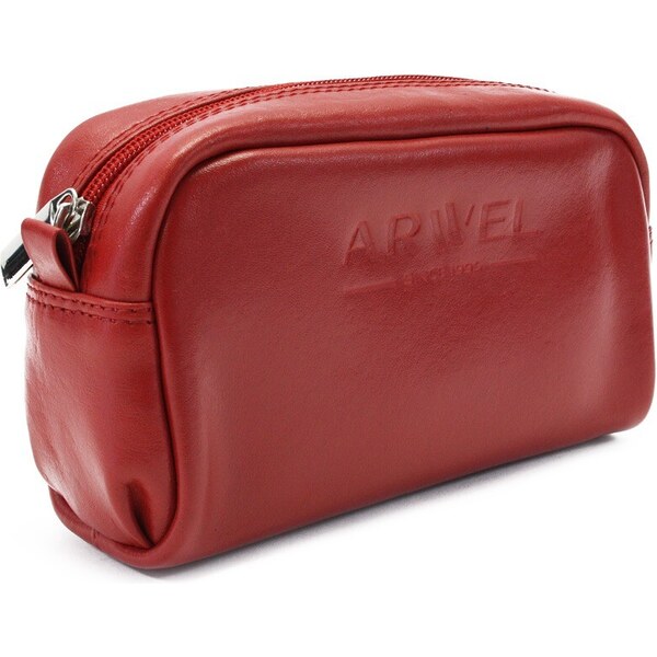 Arwel Červená dámska kožená etue 611-0395-31 36559699