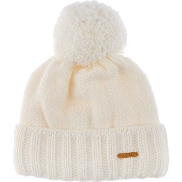 Vlnená čiapka Vlnka V03 biela 58229561