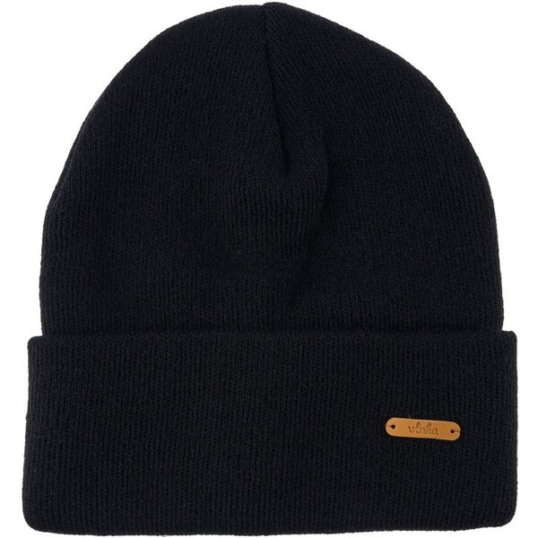 Vlnená čiapka Vlnka V12 čierna 58229558