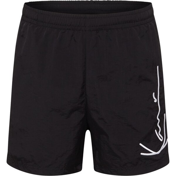 Karl Kani Plavecké šortky čierna / biela 59821943