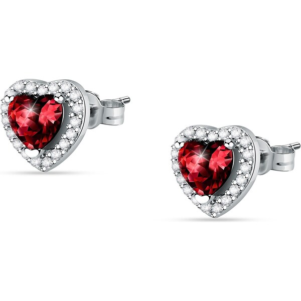 Morellato Strieborné kôstkové náušnice Srdiečka Tesori SAIW135 66590477