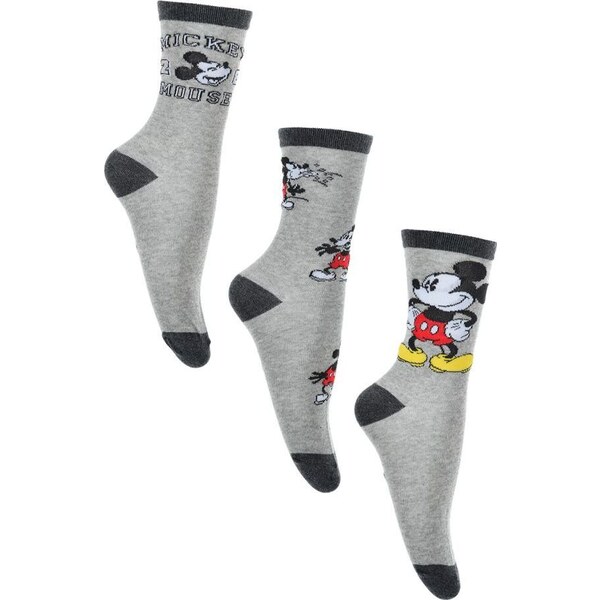 Disney Mickey Mouse Sivé pánske ponožky 39342446