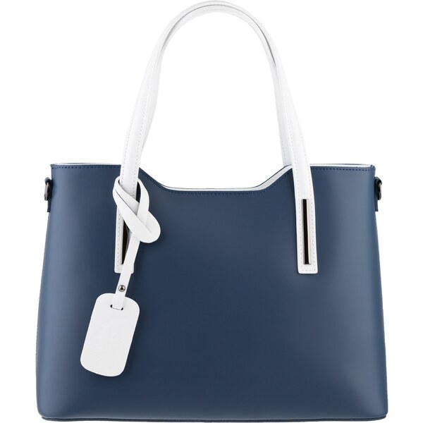 Modrá kožená talianska kabelka Isidora Blu Bianca NovaKabelka.sk 39364355