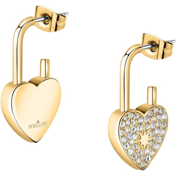 Morellato Romantické pozlátené náušnice s kryštálmi Abbraccio SABG27 66580089