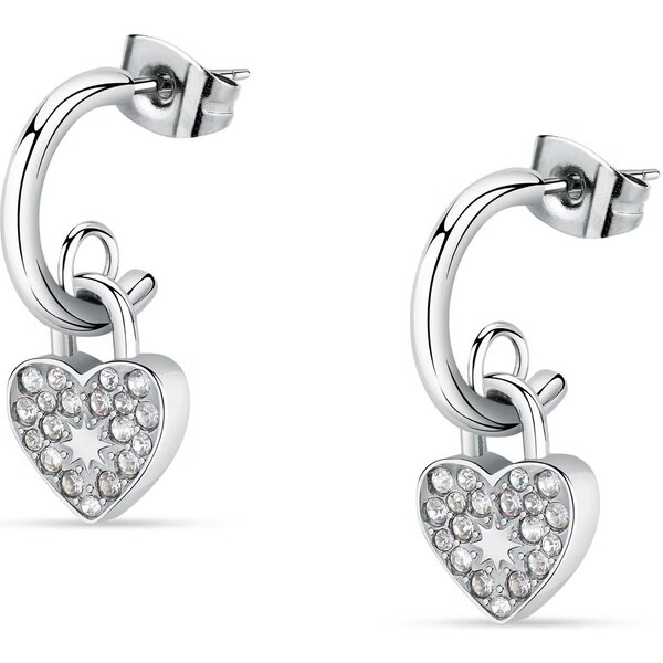 Morellato Romantické oceľové náušnice s kryštálmi Abbraccio SABG28 66581675